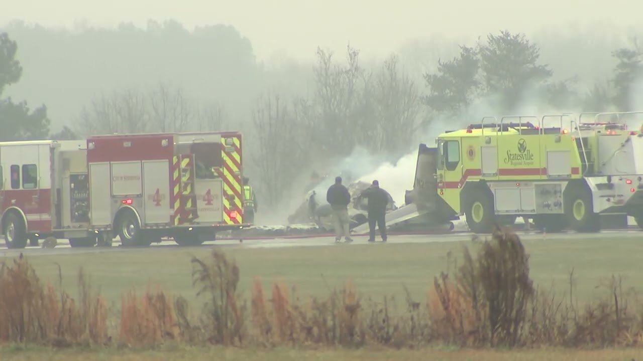 Small Private Jet Crashes During Landing in North Carolina, Multiple Fatalities Reported