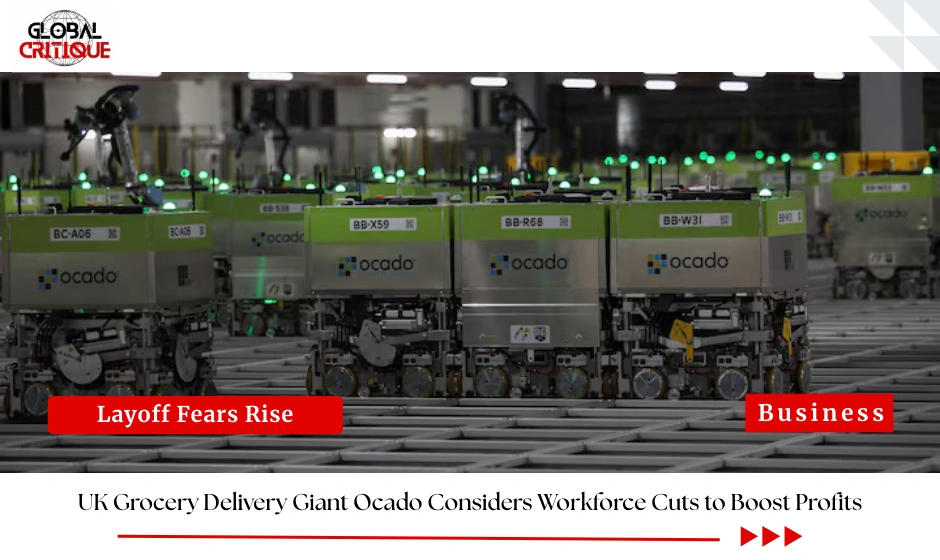 UK Grocery Delivery Giant Ocado Considers Workforce Cuts to Boost Profits
