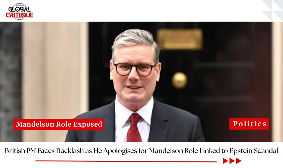 British PM Faces Backlash as He Apologises for Mandelson Role Linked to Epstein Scandal
