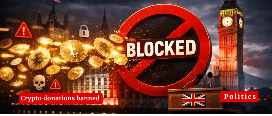 UK Moves to Ban Crypto Donations to Political Parties