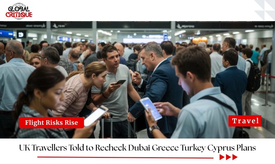 UK Travellers Told to Recheck Dubai Greece Turkey Cyprus Plans