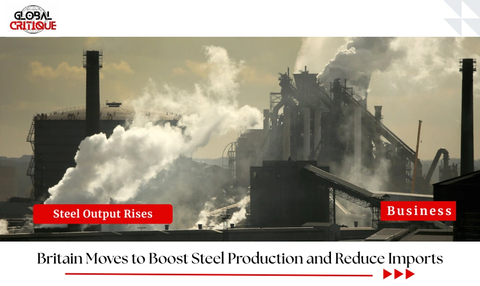 Britain Moves to Boost Steel Production and Reduce Imports