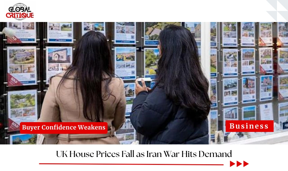 UK House Prices Fall as Iran War Hits Demand