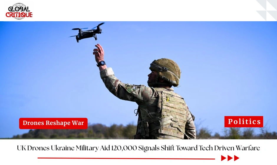 UK Drones Ukraine Military Aid 120,000 Signals Shift Toward Tech Driven Warfare