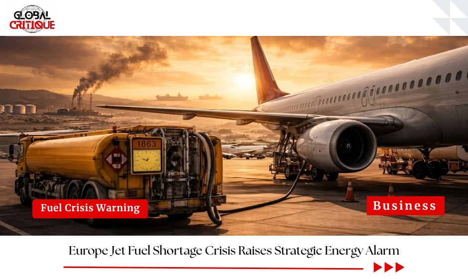 Europe Jet Fuel Shortage Crisis Raises Strategic Energy Alarm
