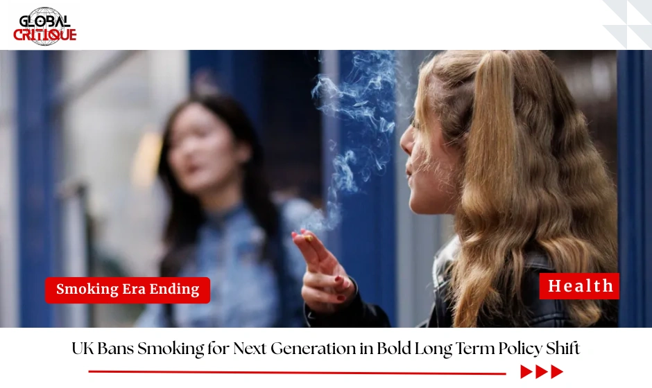 UK Bans Smoking for Next Generation in Bold Long Term Policy Shift