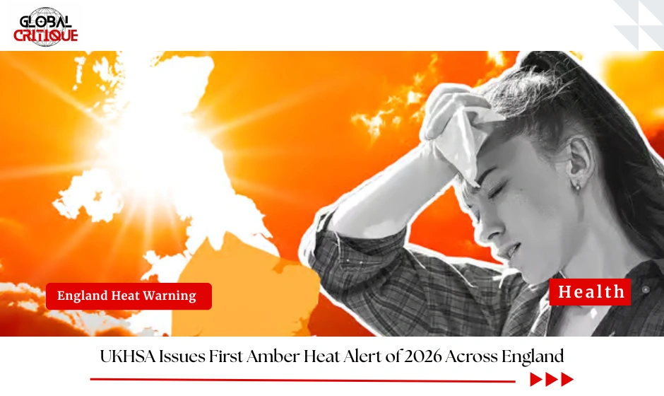 UKHSA Issues First Amber Heat Alert of 2026 Across England
