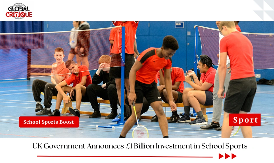 UK Government Announces £1 Billion Investment in School Sports