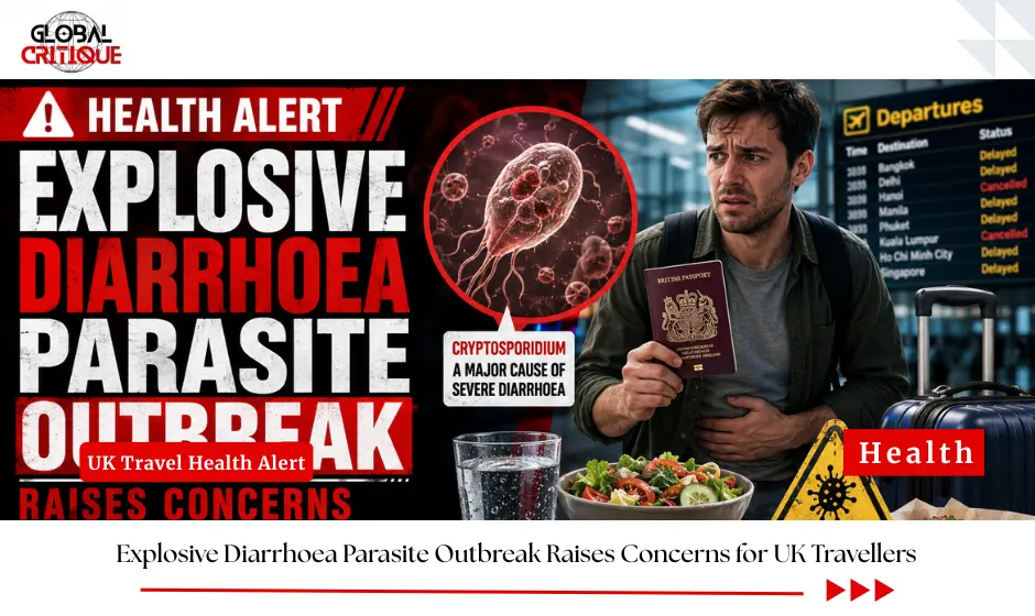 Explosive diarrhea parasite outbreak caused by Cyclospora