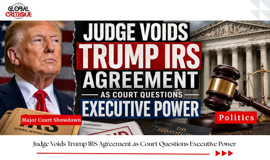 Judge voids Trump IRS agreement after federal court ruling